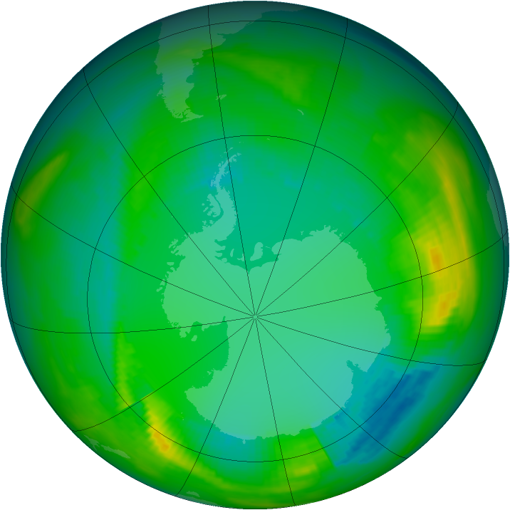 Ozone Map 1979-08-06